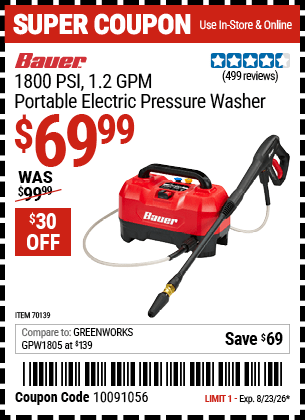 Harbor Freight Coupons, HF Coupons, 20% off - 70139