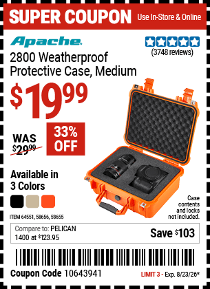 Harbor Freight Coupons, HF Coupons, 20% off - 58656