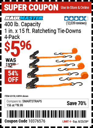 Harbor Freight Coupons, HF Coupons, 20% off - 4 Piece 1