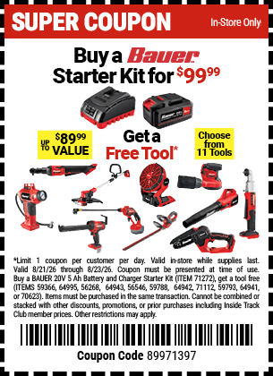 Harbor Freight Coupons, HF Coupons, 20% off - 