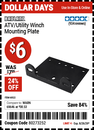 Harbor Freight Coupons, HF Coupons, 20% off - 
