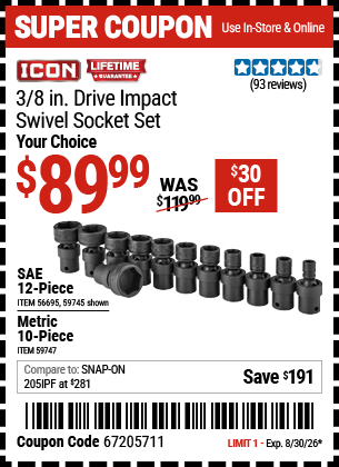 Harbor Freight Coupons, HF Coupons, 20% off - 59747