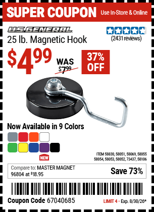 Harbor Freight Coupons, HF Coupons, 20% off - 58055