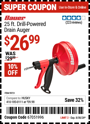 Harbor Freight Coupons, HF Coupons, 20% off - 59721