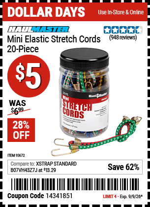 Harbor Freight Coupons, HF Coupons, 20% off - 93672