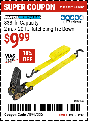 Harbor Freight Coupons, HF Coupons, 20% off - 2