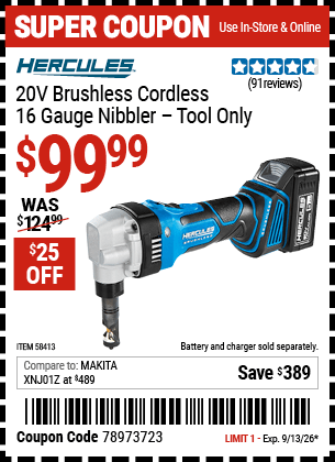 Harbor Freight Coupons, HF Coupons, 20% off - 58413