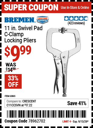 Harbor Freight Coupons, HF Coupons, 20% off - 63865