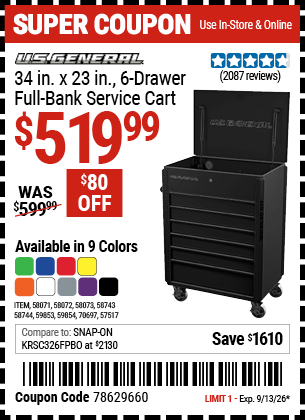 Harbor Freight Coupons, HF Coupons, 20% off - 58743