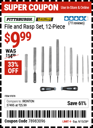 Harbor Freight Coupons, HF Coupons, 20% off - 97970