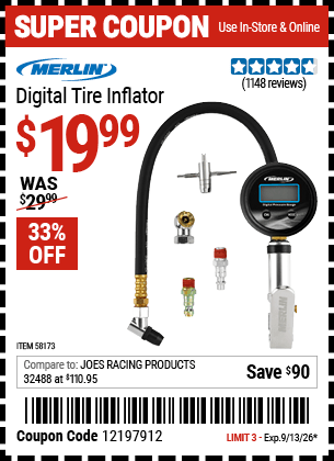 Harbor Freight Coupons, HF Coupons, 20% off - 58173