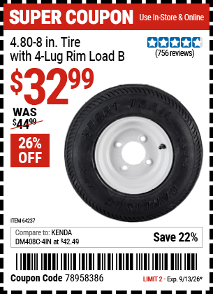 Harbor Freight Coupons, HF Coupons, 20% off - 4.80-8