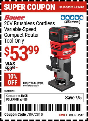 Harbor Freight Coupons, HF Coupons, 20% off - 58803