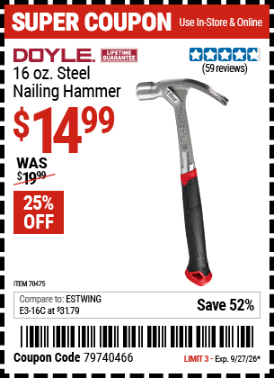 Harbor Freight Coupons, HF Coupons, 20% off - 