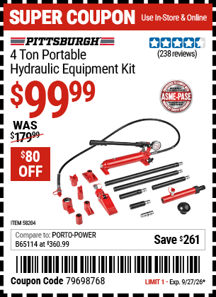 Harbor Freight Coupons, HF Coupons, 20% off - 