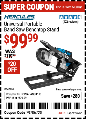 Harbor Freight Coupons, HF Coupons, 20% off - 