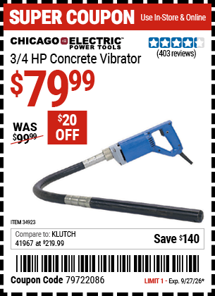 Harbor Freight Coupons, HF Coupons, 20% off - 