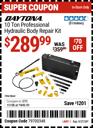 Harbor Freight Coupons, HF Coupons, 20% off - 