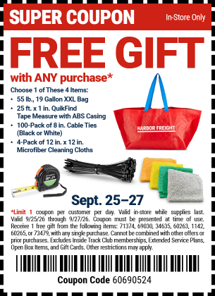 Harbor Freight Coupons, HF Coupons, 20% off - 