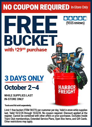 Harbor Freight Coupons, HF Coupons, 20% off - 