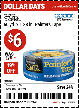 Harbor Freight Coupons, HF Coupons, 20% off - 1.88