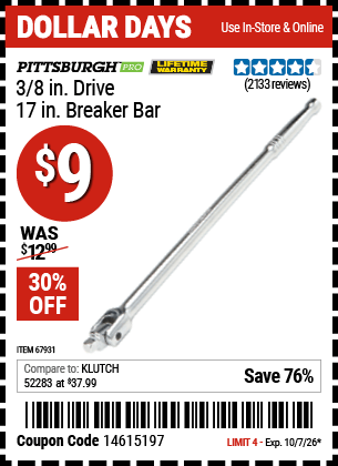 Harbor Freight Coupons, HF Coupons, 20% off - 3/8