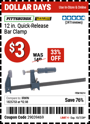 Harbor Freight Coupons, HF Coupons, 20% off - 12