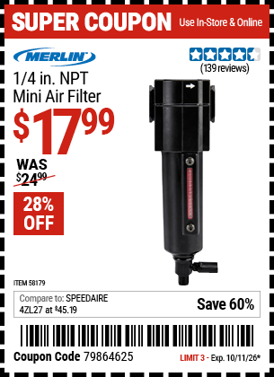 Harbor Freight Coupons, HF Coupons, 20% off - 58179