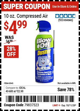 Harbor Freight Coupons, HF Coupons, 20% off - 65945
