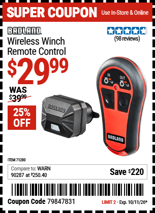 Harbor Freight Coupons, HF Coupons, 20% off - 71280