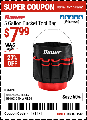 Harbor Freight Coupons, HF Coupons, 20% off - 70890