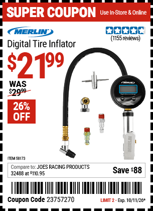 Harbor Freight Coupons, HF Coupons, 20% off - 58173