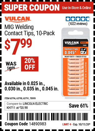 Harbor Freight Coupons, HF Coupons, 20% off - 70999