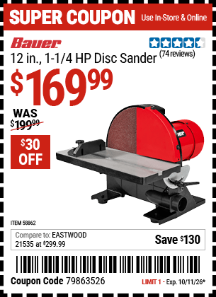 Harbor Freight Coupons, HF Coupons, 20% off - 58862
