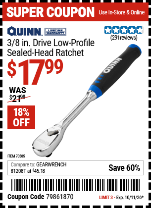 Harbor Freight Coupons, HF Coupons, 20% off - 70585