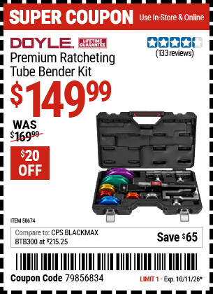 Harbor Freight Coupons, HF Coupons, 20% off - 58674