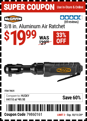 Harbor Freight Coupons, HF Coupons, 20% off - 70825