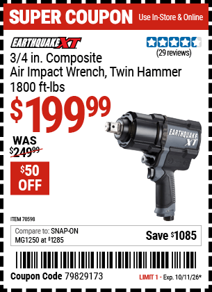 Harbor Freight Coupons, HF Coupons, 20% off - 70598