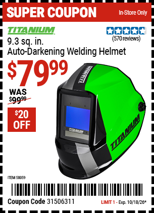 Harbor Freight Coupons, HF Coupons, 20% off - 