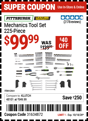 Harbor Freight Coupons, HF Coupons, 20% off - 
