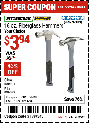 Harbor Freight Coupons, HF Coupons, 20% off - 