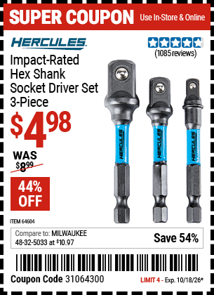 Harbor Freight Coupons, HF Coupons, 20% off - 