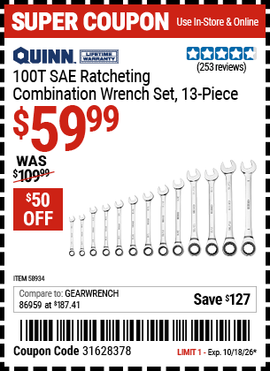 Harbor Freight Coupons, HF Coupons, 20% off - 