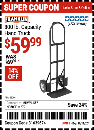 Harbor Freight Coupons, HF Coupons, 20% off - 