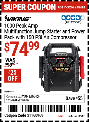 Harbor Freight Coupons, HF Coupons, 20% off - 