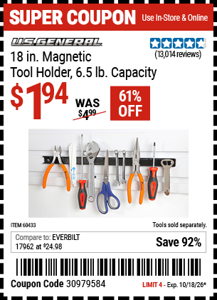 Harbor Freight Coupons, HF Coupons, 20% off - 