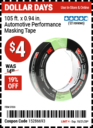 Harbor Freight Coupons, HF Coupons, 20% off - 57533