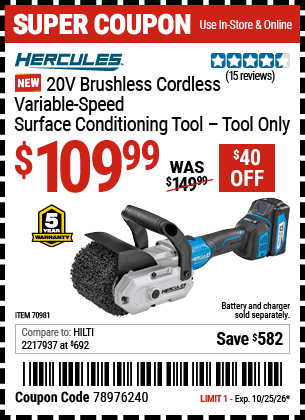 Harbor Freight Coupons, HF Coupons, 20% off - 70981