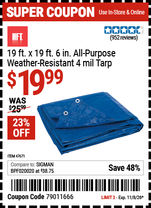 Harbor Freight Coupons, HF Coupons, 20% off - 