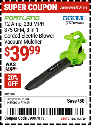 Harbor Freight Coupons, HF Coupons, 20% off - 